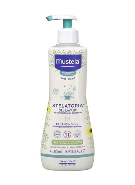 mustela stelatopia cleansing cream 500 ml krem şampuan